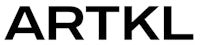 a black and white logo with the word artkl