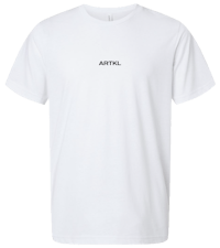 a white t - shirt with the word april on it